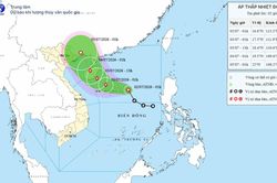Áp thấp nhiệt đới trên Biển Đông có thể mạnh lên thành bão trong 24 giờ tới