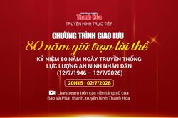 [Trực tiếp] Chương trình giao lưu '80 năm giữ trọn lời thề' kỷ niệm 80 năm ngày truyền thống Lực lượng An ninh nhân dân