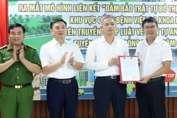 Ra mắt mô hình liên kết bảo đảm an toàn giao thông khu vực cổng Bệnh viện Đa khoa Bắc Ninh số 1