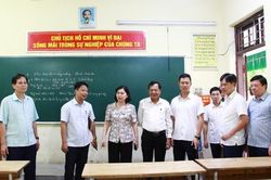 HĐND tỉnh Bắc Ninh khảo sát thực trạng trường chuẩn quốc gia tại xã Đại Đồng