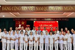 Công bố quyết định thành lập Trạm Y tế xã Tiên Phước