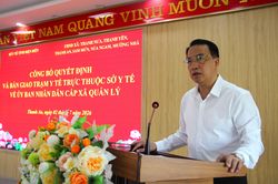Bàn giao các Trạm Y tế xã thuộc Trung tâm Y tế Thanh An về UBND các xã quản lý