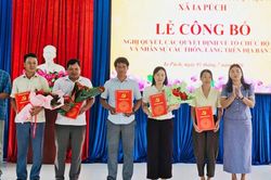 Ia P&uacute;ch c&ocirc;ng bố nghị quyết, quyết định về sắp xếp tổ chức bộ m&aacute;y v&agrave; nh&acirc;n sự