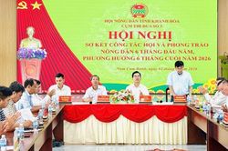 Cụm thi đua số 3 Hội N&ocirc;ng d&acirc;n tỉnh Kh&aacute;nh H&ograve;a sơ kết c&ocirc;ng t&aacute;c hội v&agrave; phong tr&agrave;o n&ocirc;ng d&acirc;n