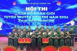 Trường Sĩ quan Th&ocirc;ng tin bế mạc hội thi c&aacute;n bộ đo&agrave;n giỏi v&agrave; tuy&ecirc;n truyền vi&ecirc;n trẻ năm 2026