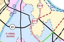 Quy hoạch hạ tầng phường Hồng Quang, tỉnh Ninh Bình: Chi tiết tuyến đường trục động lực mới