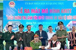 M&ocirc; h&igrave;nh 'Điểm nh&oacute;m t&ocirc;n gi&aacute;o chung tay bảo vệ bi&ecirc;n cương' ở Quảng Trực