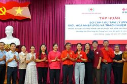 Hội Chữ thập đỏ Lâm Đồng tập huấn sơ cấp cứu tâm lý, kỹ năng ứng phó thiên tai