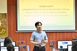 Văn phòng Quốc hội bồi dưỡng ứng dụng trí tuệ nhân tạo (AI) trong công tác hành chính, văn phòng, nghiên cứu, tham mưu và xây dựng văn bản