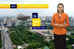 Dự báo thời tiết sáng | 02/07/2026