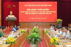 Hội nghị to&agrave;n quốc triển khai nhiệm vụ c&ocirc;ng t&aacute;c tuy&ecirc;n gi&aacute;o v&agrave; d&acirc;n vận 6 th&aacute;ng cuối năm 2026