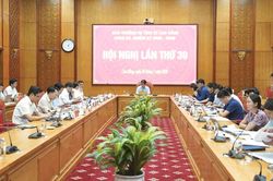 Hội nghị Ban Thường vụ Tỉnh ủy lần thứ 30