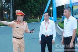 Lãnh đạo Công an TPHCM kiểm tra công tác bảo đảm an ninh Lễ Kỷ niệm 50 năm Thành phố mang tên Bác