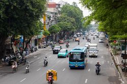 Toàn cảnh khu vực thí điểm vùng phát thải thấp đầu tiên ở Hà Nội
