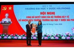 PGS.TS.BS Nguyễn Văn Khải tiếp tục giữ chức Hiệu trưởng Trường Đại học Y Dược Hải Phòng