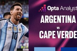 Siêu máy tính dự đoán trận Argentina vs Cape Verde: Không có 'cổ tích' trước Messi