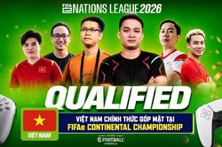 Đội tuyển eFootball Việt Nam đoạt vé dự FIFAe Continental Championship 2026