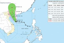 B&atilde;o số 1 tăng l&ecirc;n cấp 11, di chuyển chậm c&aacute;ch đảo Hải Nam (Trung Quốc) khoảng 90km