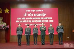 Học viện Quân y góp phần bồi đắp tình cảm đoàn kết, gắn bó và phát triển giữa Việt Nam-Campuchia