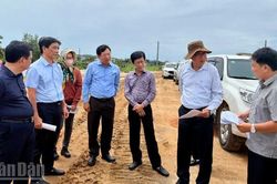 Lâm Đồng kiểm tra đôn đốc các dự án khu vực phía đông