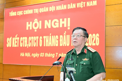 Đại tướng Nguyễn Trọng Nghĩa chủ trì Hội nghị sơ kết công tác Đảng, công tác chính trị 6 tháng đầu năm 2026