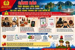 Cảnh giác chiêu lừa đặt tiệc nhắm vào các nhà hàng dịp cao điểm hè