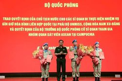 Việt Nam lần đầu tiên có sĩ quan giữ vị trí cấp cao tại phái bộ GGHB