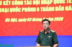 Sơ kết công tác hội nhập quốc tế và đối ngoại quốc phòng 6 tháng đầu năm 2026