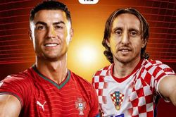 Trực tiếp Bồ Đào Nha vs Croatia 0-0 (H1): Hiệp 1 bắt đầu