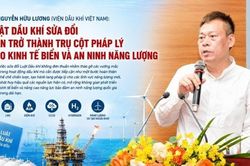 Luật Dầu kh&iacute; (sửa đổi) phải l&agrave; trụ cột ph&aacute;p l&yacute; cho kinh tế biển v&agrave; an ninh năng lượng