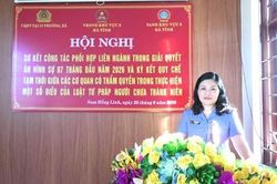 Sơ kết c&ocirc;ng t&aacute;c phối hợp v&agrave; k&yacute; kết quy chế tạm thời về tư ph&aacute;p người chưa th&agrave;nh ni&ecirc;n