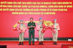 Lần đầu tiên có sĩ quan Quân đội Việt Nam đảm nhận vị trí cấp cao tại phái bộ gìn giữ hòa bình