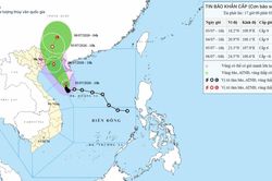 Bão số 1 gây mưa lớn tại Hà Nội, Lạng Sơn, Quảng Ninh, Hải Phòng và Bắc Ninh
