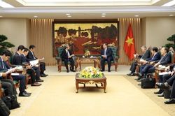 Phó Thủ tướng Thường trực Phạm Gia Túc tiếp lãnh đạo 2 doanh nghiệp năng lượng lớn của Nhật Bản