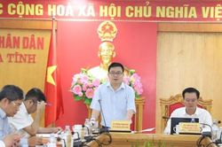 Thứ trưởng Bộ Công Thương Trương Thanh Hoài làm việc với Hà Tĩnh về các dự án điện