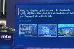 Công nghệ sản xuất Italia mở thêm cơ hội cho cơ khí Việt Nam