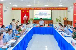 UBND xã Vĩnh Điều sơ kết tình hình kinh tế - xã hội 6 tháng đầu năm 2026