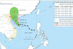 Áp thấp nhiệt đới mạnh lên thành bão số 1, hướng vào vùng biển Quảng Ninh - Hải Phòng