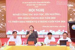 Hội nghị sơ kết công tác dân tộc, tín ngưỡng, tôn giáo 6 tháng đầu năm