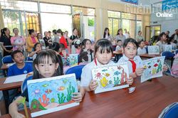 Thiếu nhi Khánh Hòa 'chạm sắc đại dương' bằng nét vẽ sáng tạo