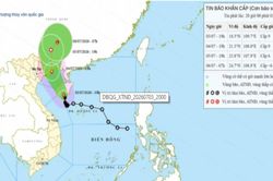 Bão số 1 gây mưa vừa, có nơi mưa rất to tại Lào Cai từ đêm 04/7