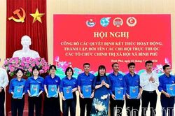 Bình Phú kiện toàn các chi hội, chi đoàn sau sắp xếp đơn vị thôn