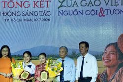 Cuộc vận động sáng tác về 'Lúa gạo Việt' : Khơi dậy niềm tự hào hạt gạo Việt Nam
