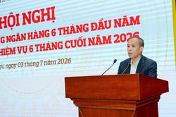 Đến cuối th&aacute;ng 6, dư nợ t&iacute;n dụng đối với nền kinh tế đạt 20,03 triệu tỷ đồng, tăng 7,73%