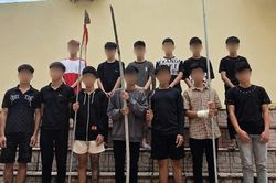 Xử lý nghiêm các nhóm thanh, thiếu niên mang hung khí ra đường