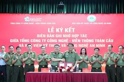 Học viện Kỹ thuật và Công nghệ an ninh và GTEL ký kết quy chế phối hợp