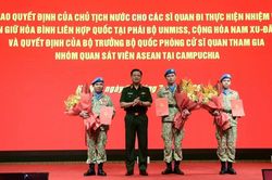Việt Nam tiếp tục cử sĩ quan tham gia g&igrave;n giữ h&ograve;a b&igrave;nh Li&ecirc;n hợp quốc