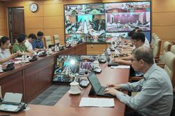 Bộ Nông nghiệp và Môi trường họp trực tuyến ứng phó với bão số 1 và mưa lũ sau bão
