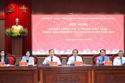 H&agrave; Nội đ&aacute;nh gi&aacute; c&ocirc;ng t&aacute;c 6 th&aacute;ng đầu năm, triển khai nhiệm vụ trọng t&acirc;m 6 th&aacute;ng cuối năm 2026