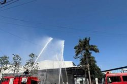 Diễn tập phương án chữa cháy tại kho chứa nhiều vật liệu dễ cháy